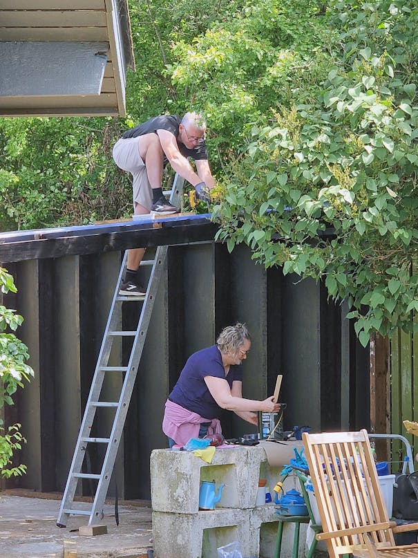 Fra gammelt skur til overdækket oase Fra gammelt skur til overdækket oase